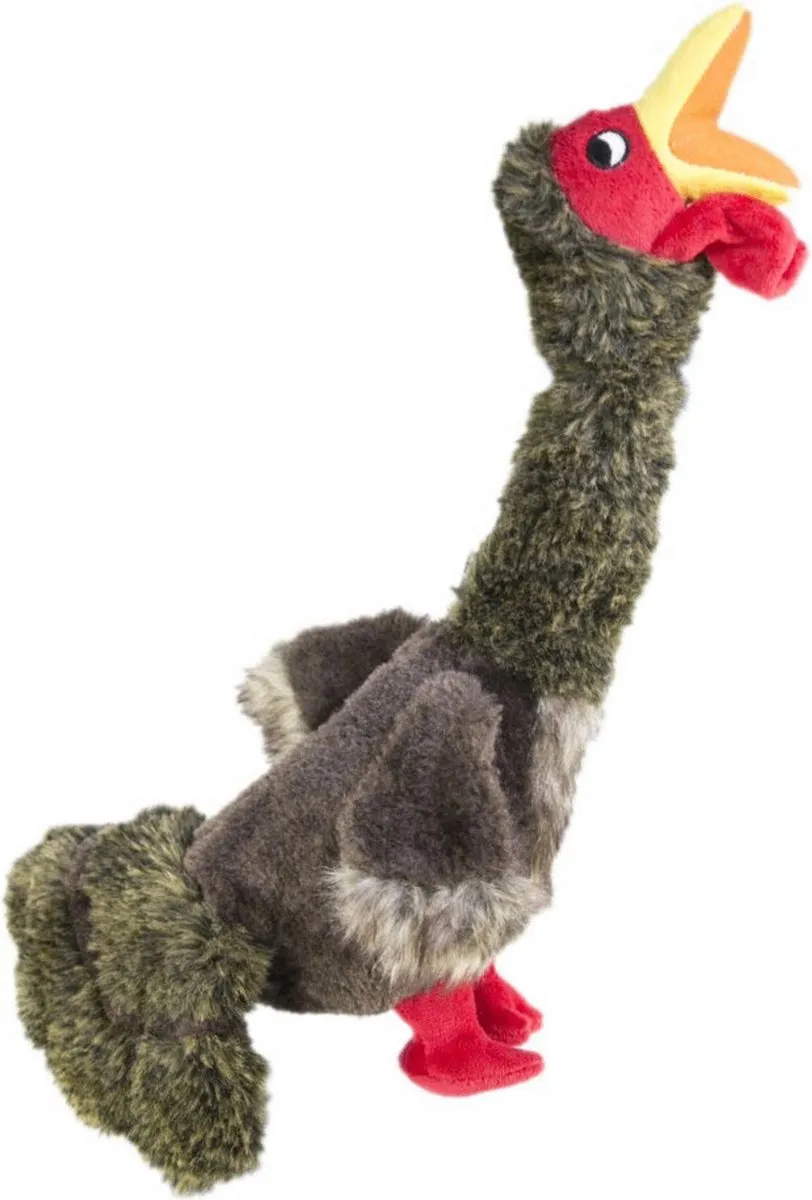 KONG Shakers Honkers Turkey Hondenspeelgoed - L - Bruin