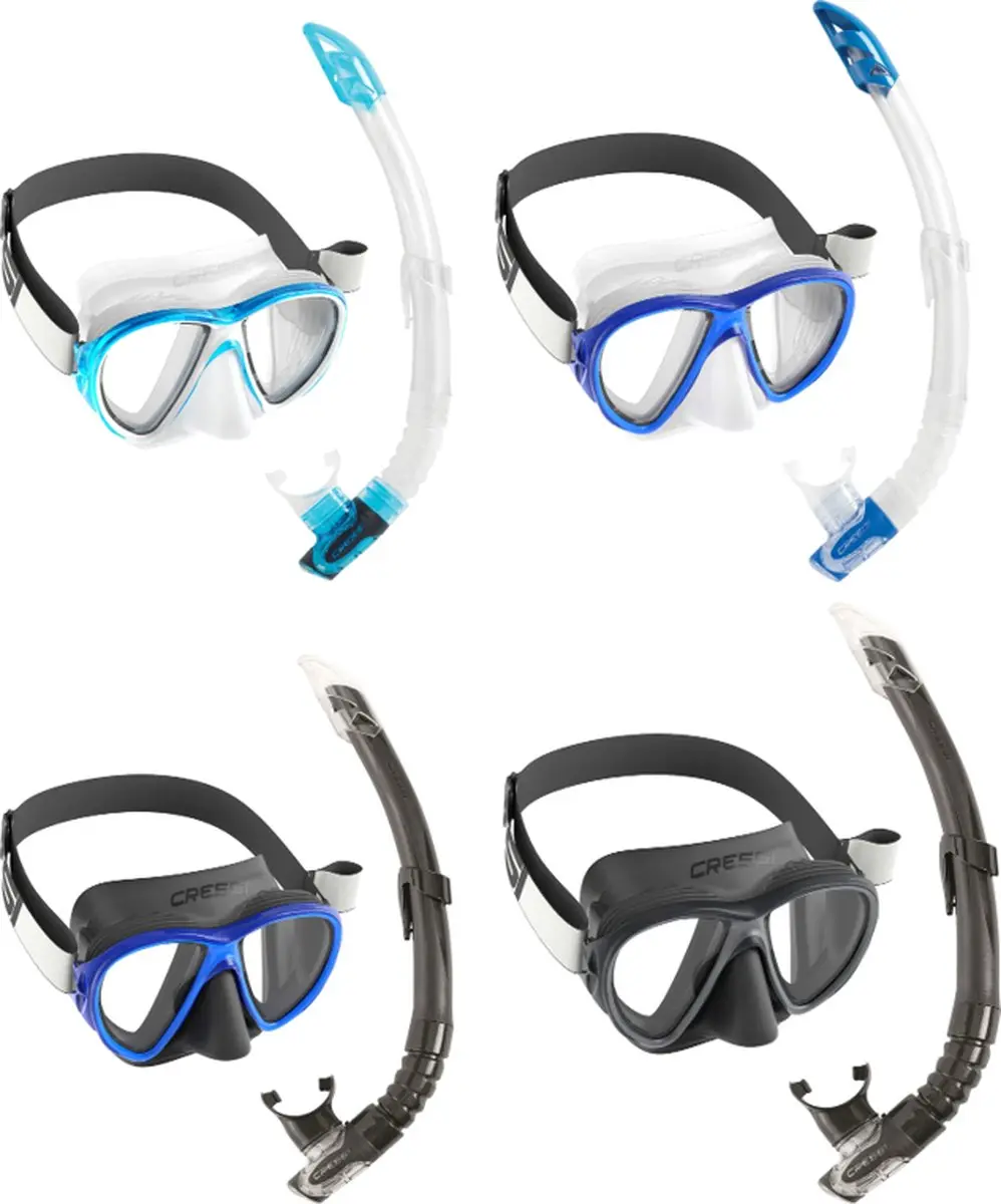 Cressi FIJI GAMMA Snorkelset - Dark/Blue - afbeelding 2 van 6