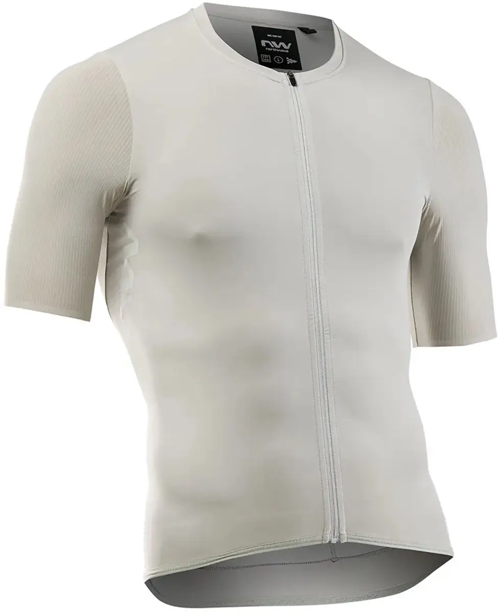 Northwave Essence Evo Korte Mouw Wielertrui Grijs M Man