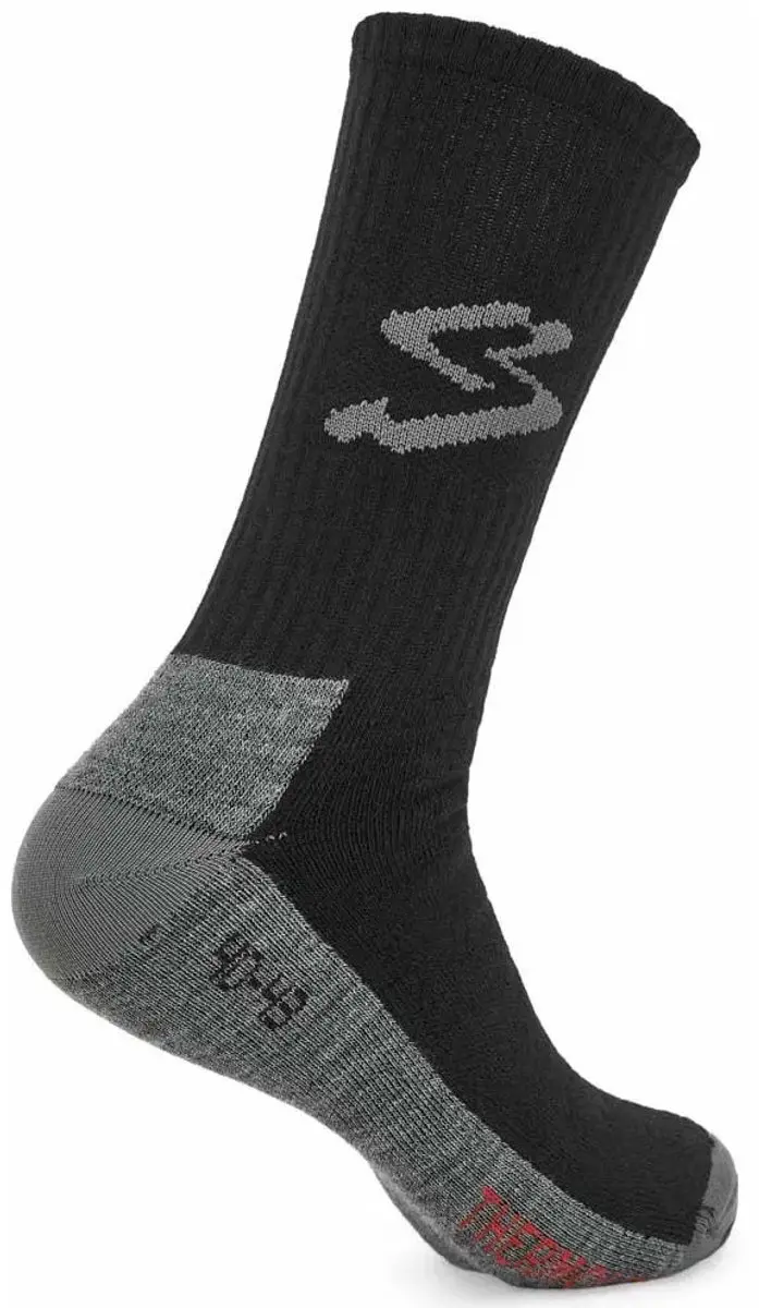 Spiuk Top Ten Winter Lange Sokken - Zwart/Grijs - 36-39 - afbeelding 3 van 4
