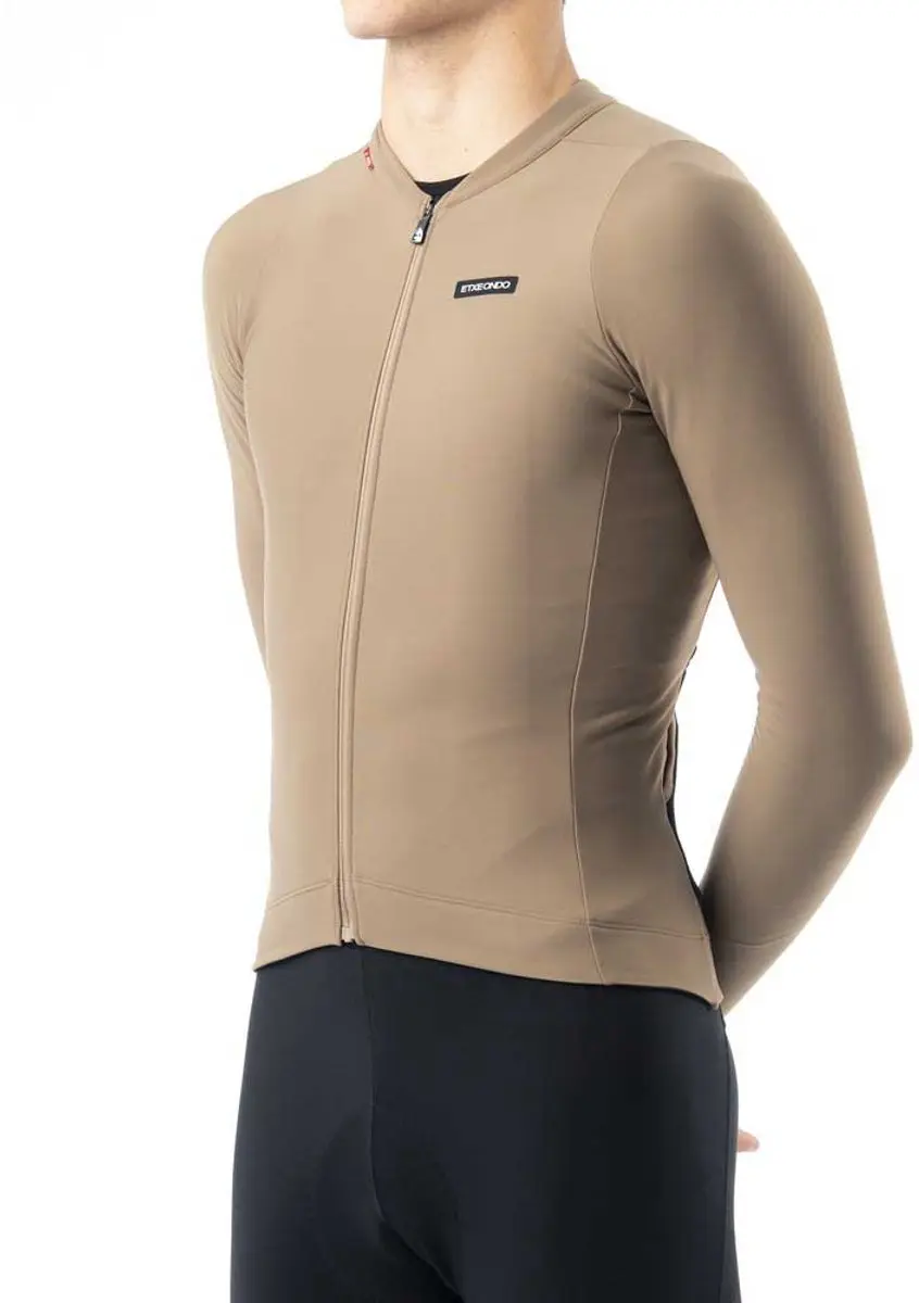 Etxeondo Alde Thermo Bi Trui Met Lange Mouwen Bruin XL Man