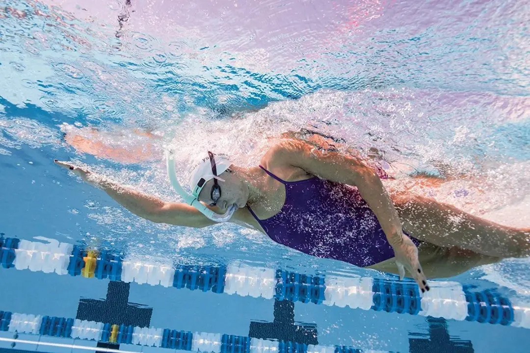 Finis glide snorkel, mint groen - afbeelding 6 van 6