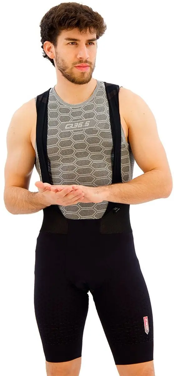 Q36.5 Dottore Clima Fietsbroek Zwart 2XL Man