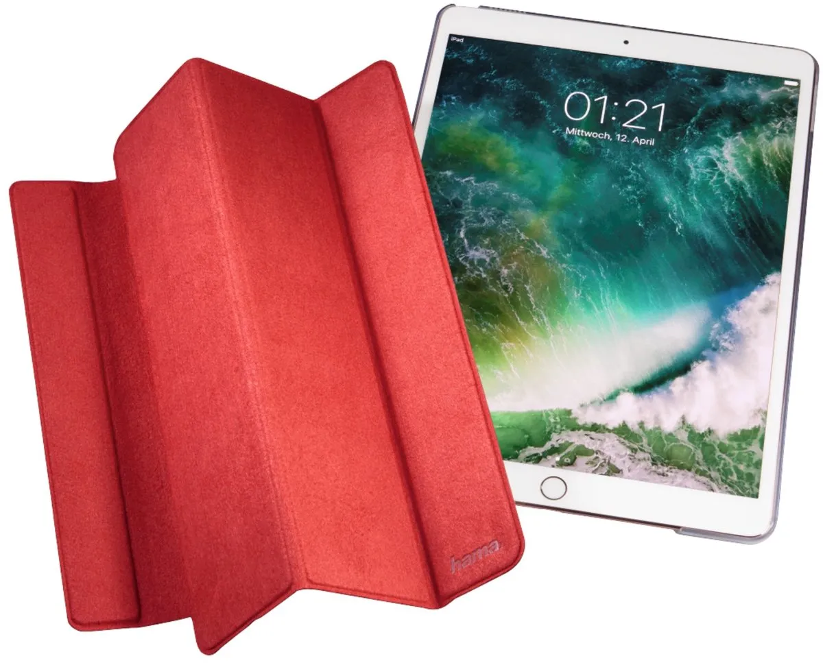 Hama Suede Style Tabletcase Apple iPad Pro 10.5 2017 - Rood