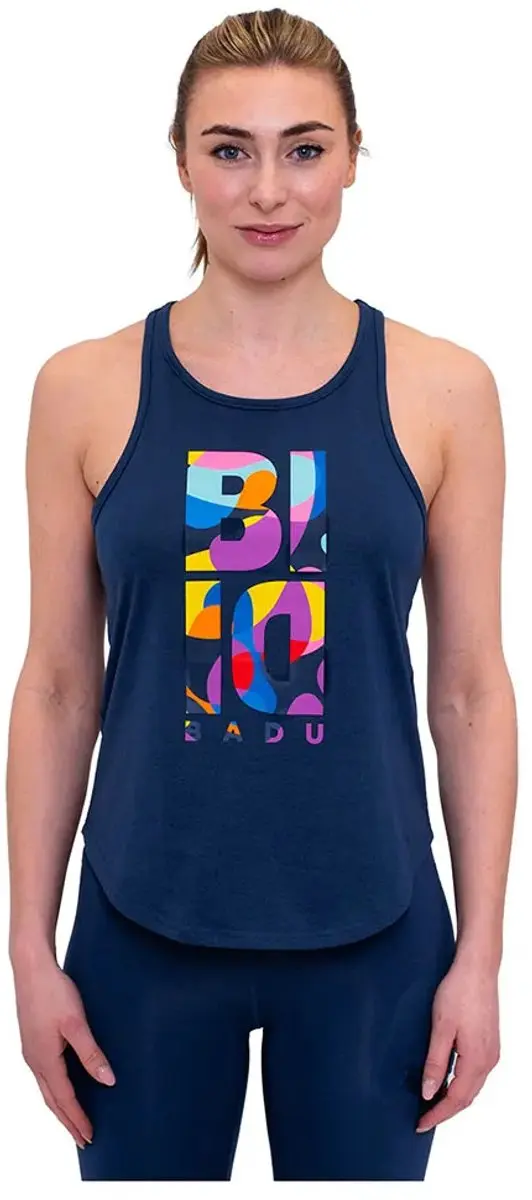 Bidi Badu Twiggy Chill Mouwloos T-shirt Blauw XL Vrouw
