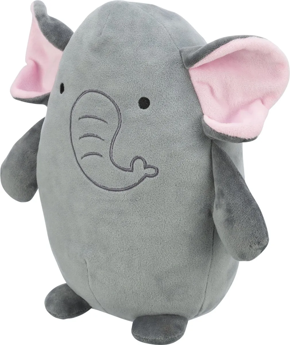 Trixie Hondenspeelgoed Olifant Pluche 27cm - Grijs