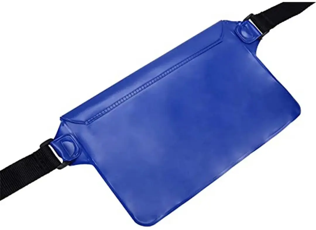 Cressi Kangaroo Dry Pvc Fanny Pack Uitrustingstas - 10L - Blauw - afbeelding 2 van 4