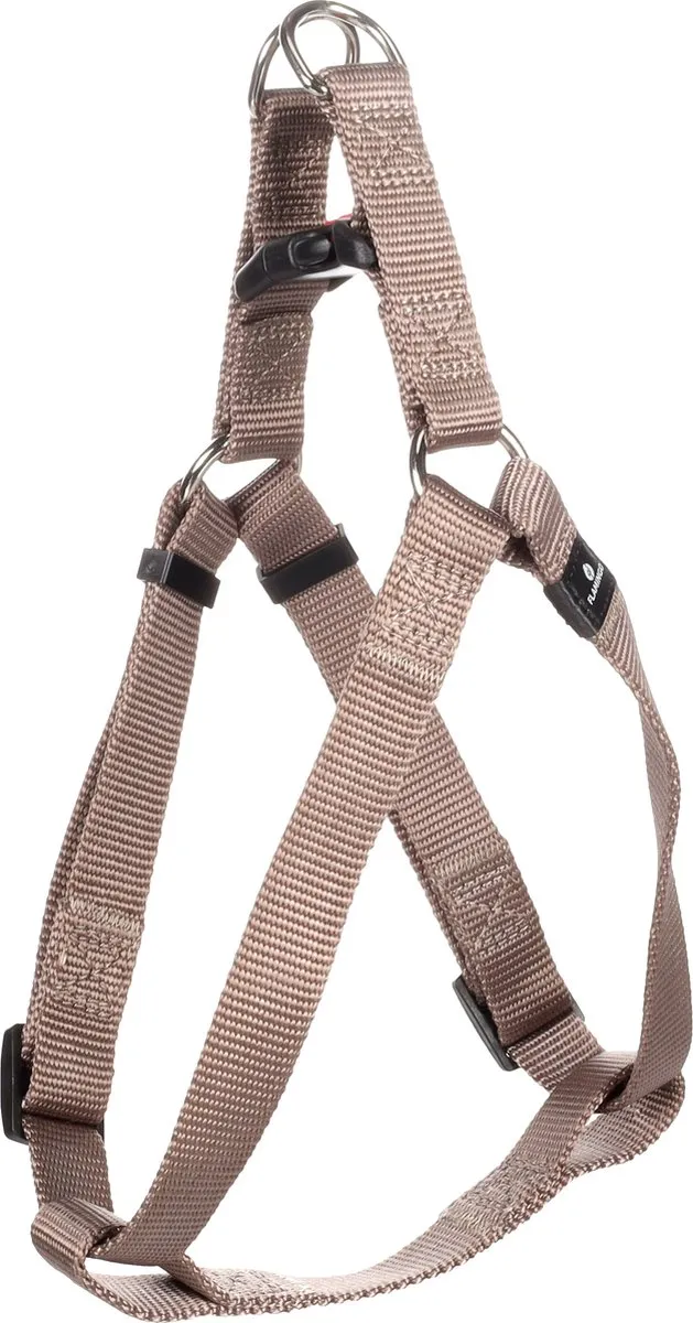 Flamingo Ziggi Step&go Hondenharnas M 35-60cm - Taupe