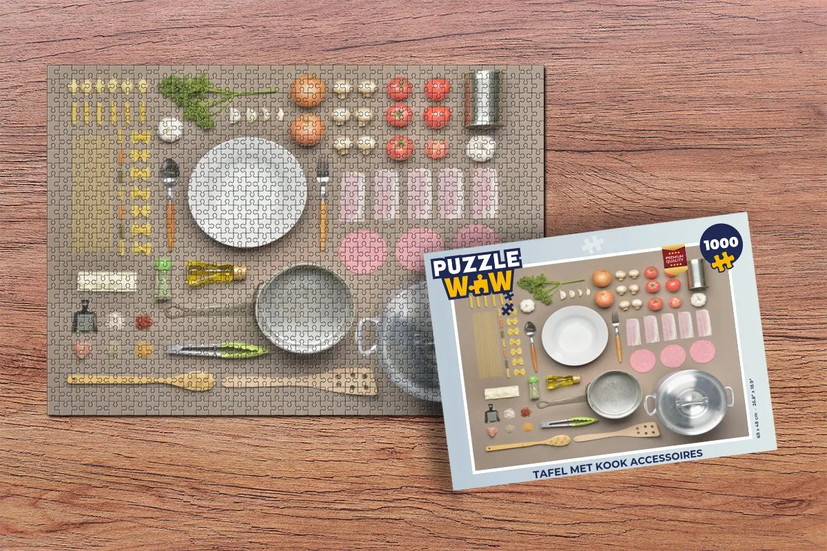PuzzleWow Tafelpuzzel 1000 Stuks Multicolor - MPN 6017036481431