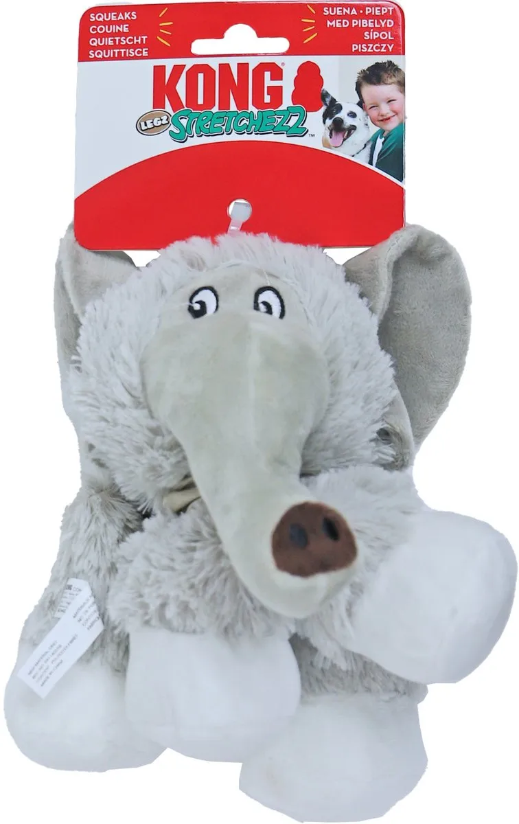 KONG Stretchezz Legz Olifant - 18x15,5x16,5cm - Blauw - afbeelding 6 van 6
