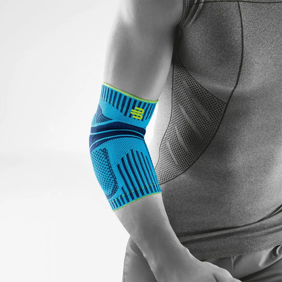 Bauerfeind Sports Elleboogbandage - Large - Licht Blauw - afbeelding 2 van 6
