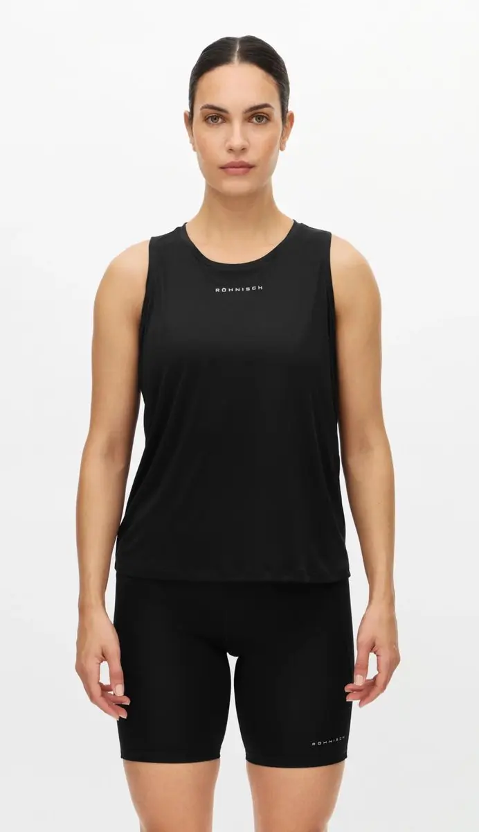 Röhnisch Team Logo Tanktop Dames - Zwart - afbeelding 3 van 6