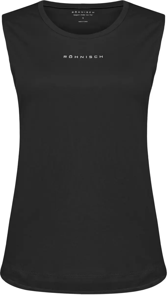 Röhnisch Team Logo Tanktop Dames - Zwart - afbeelding 2 van 6