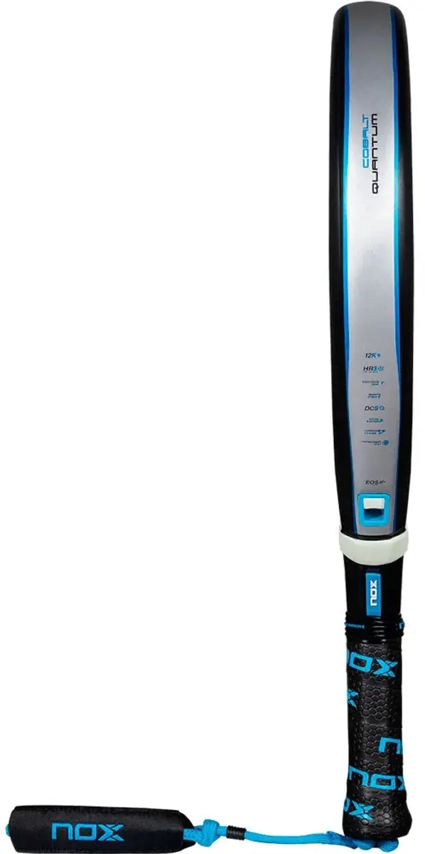 Nox Quantum Cobalt 12K Padelracket - Zilver - afbeelding 6 van 6