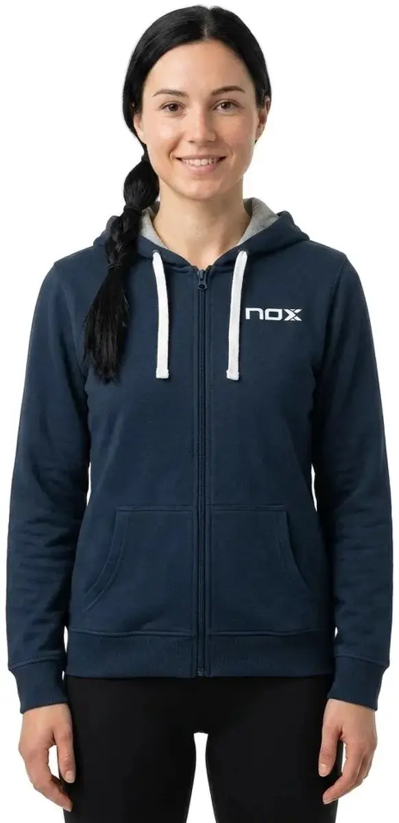 Nox Team Sweatshirt Met Rits Blauw XS Vrouw
