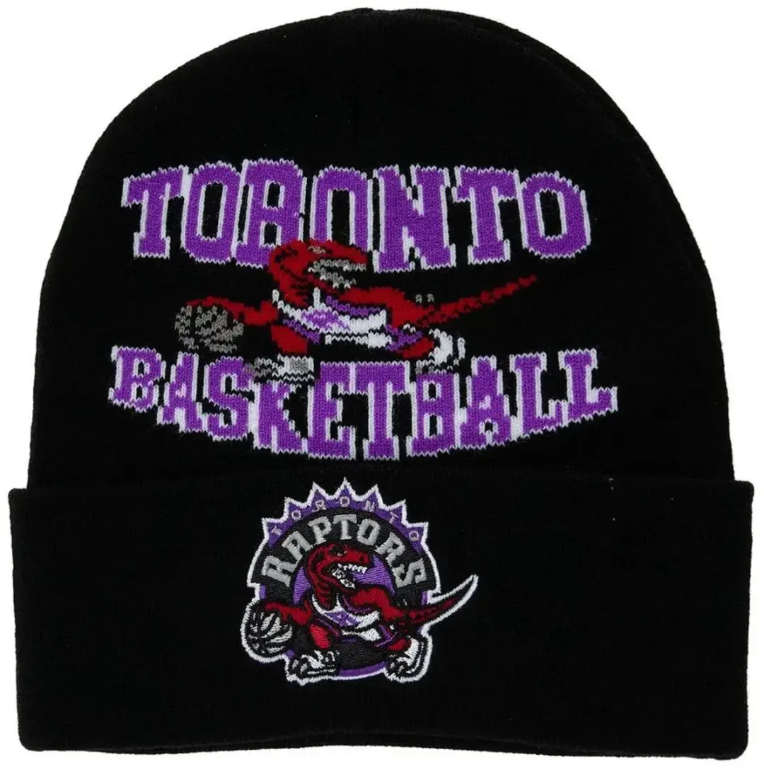 Mitchell & Ness Toronto Raptors NBA Team Origins Cap - Zwart - afbeelding 2 van 2