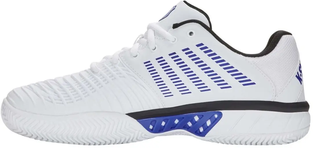 K-Swiss Express Light 3 Clay Tennisschoen - Wit/Blauw - afbeelding 6 van 6