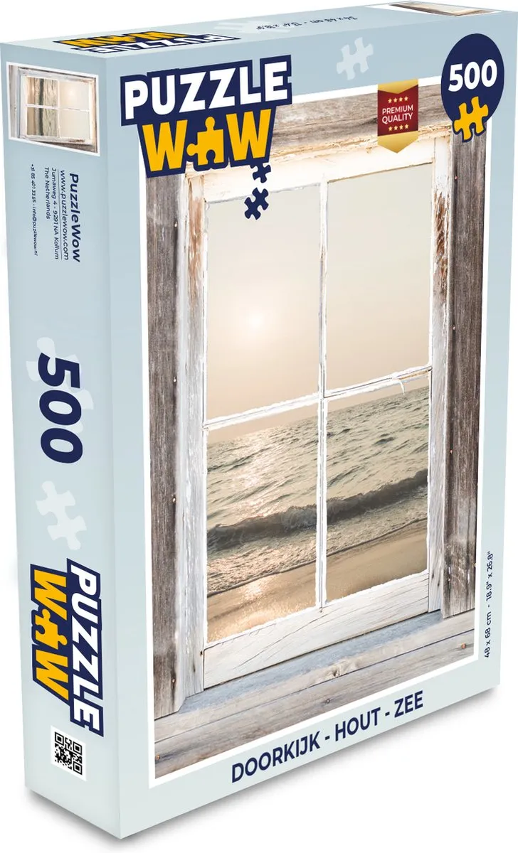 PuzzleWow Zee Legpuzzel 500 Stuks