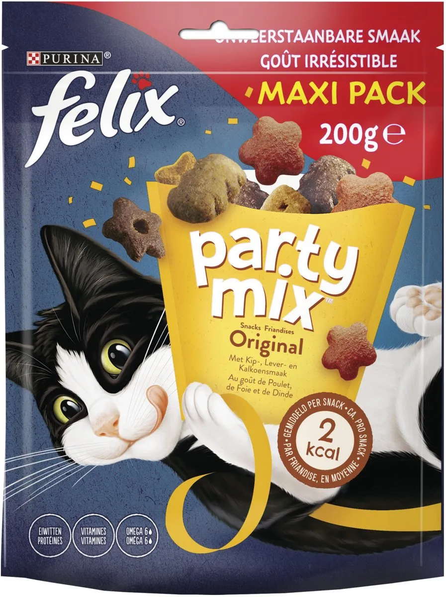Felix Partymix Original Kattensnack 200g