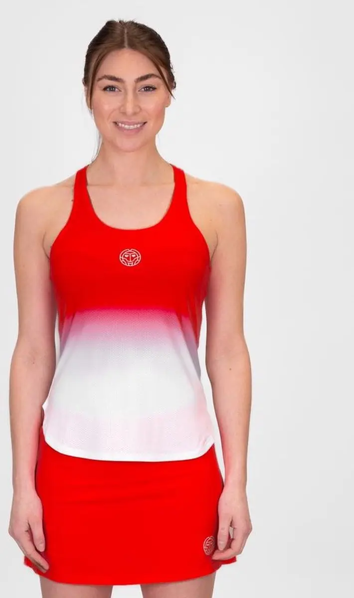 Bidi Badu Crew Gradiant T-shirt Met Korte Mouwen Rood XS Vrouw