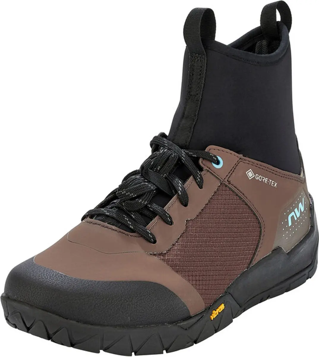 Northwave Multicross Mid GTX Fietsschoenen - Zwart/Bruin - 46 - afbeelding 4 van 6