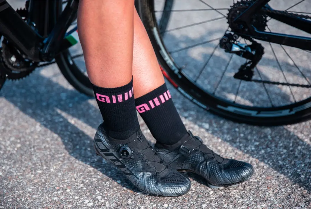 Alé Socks Logo Q-Skin - Zwart-wit - 36-39 - afbeelding 2 van 6