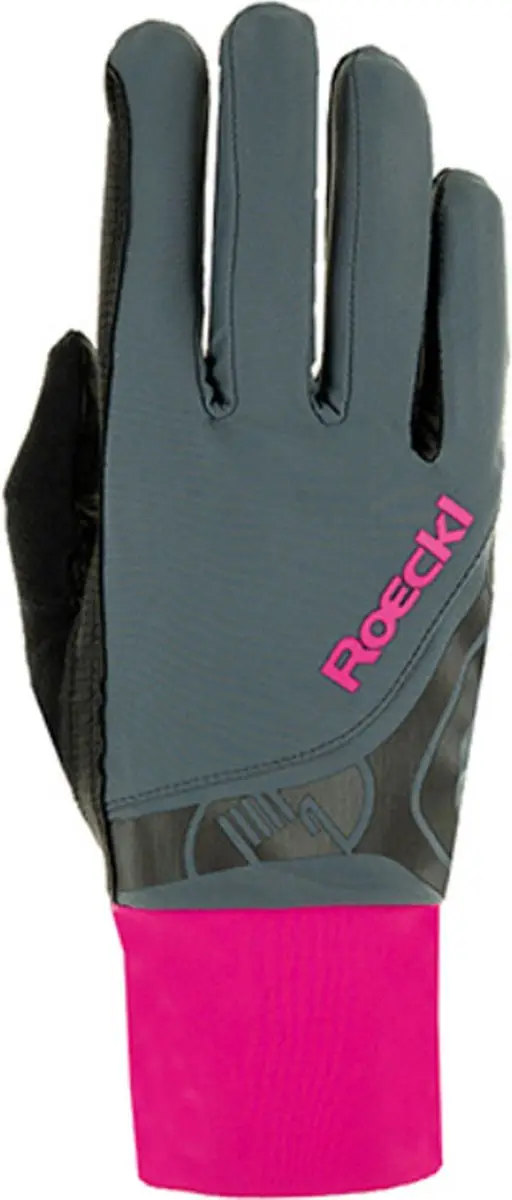 Roeckl Rijhandschoenen Melbourne Grijs/Rose
