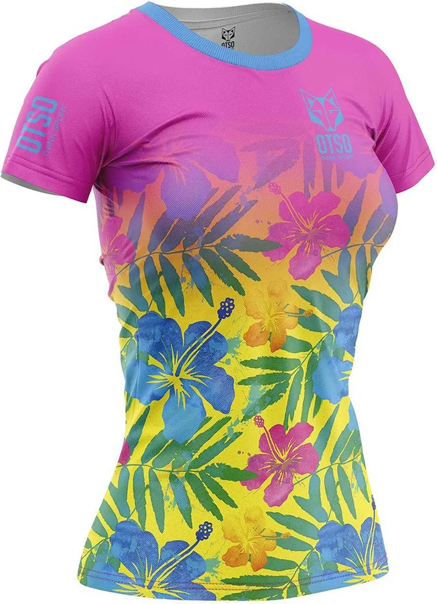 Otso Sss T-shirt Met Korte Mouwen Roze M Vrouw