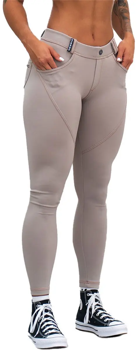 Nebbia Bubble Butt Lift Up 558 Leggings Beige XS Vrouw