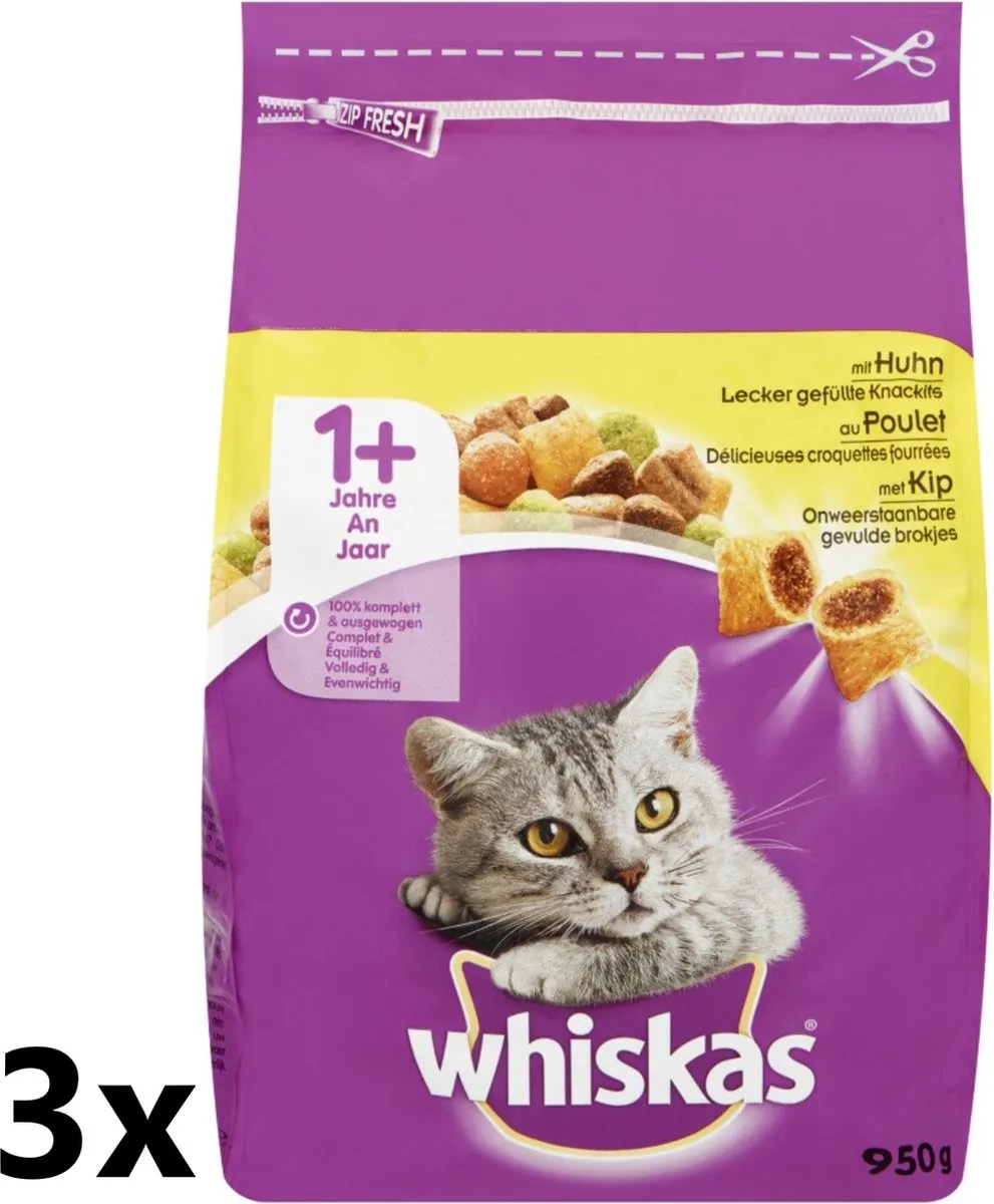 Whiskas Adult Kip Droogvoer