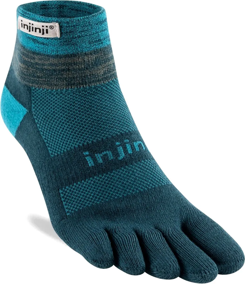 Injinji Trail Midweight Mini Crew Teensokken - Blauw - afbeelding 4 van 5