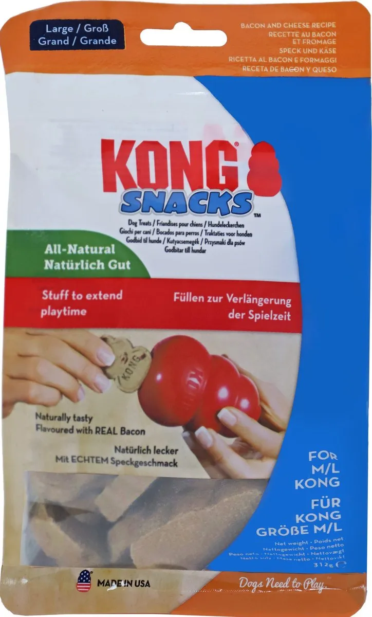 KONG Bacon & Cheese Hondensnacks L - 20 Stuks - afbeelding 6 van 6