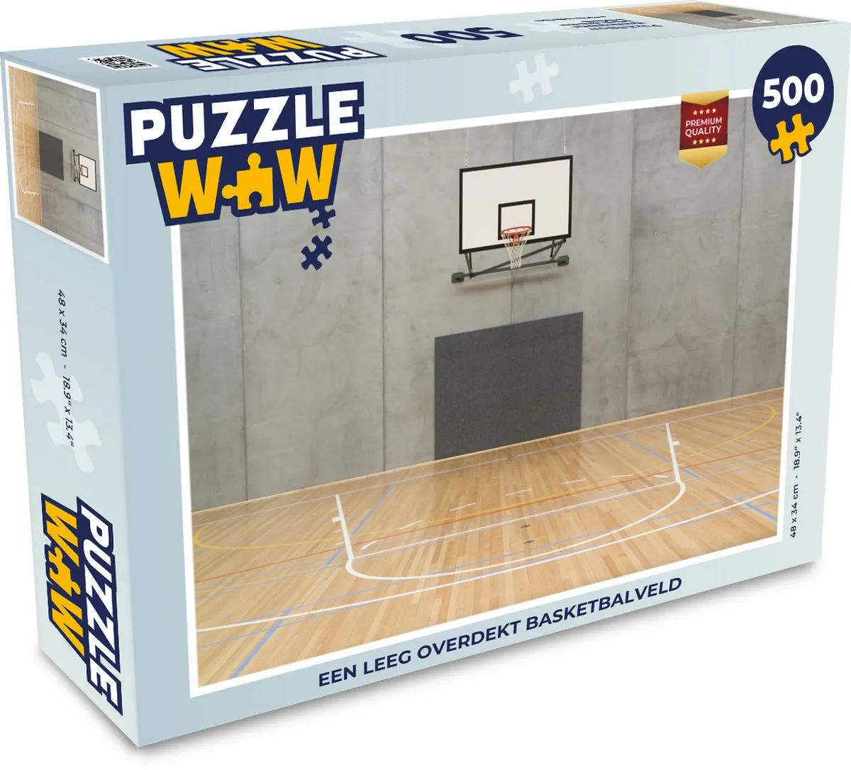 PuzzleWow Legpuzzel 500 Stuks - Multicolor