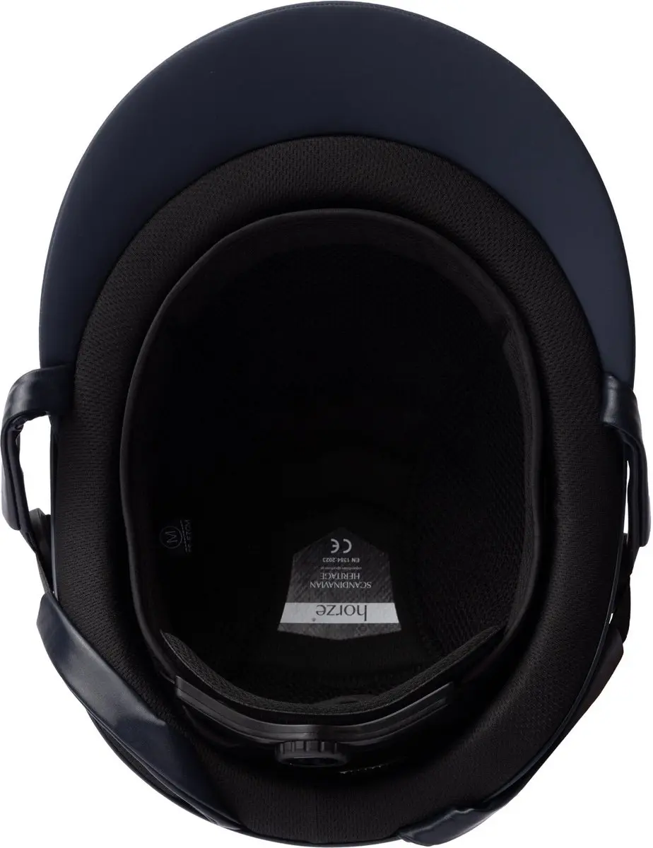 Horze Arix II rijhelm met kristallen - Blauw - afbeelding 6 van 6