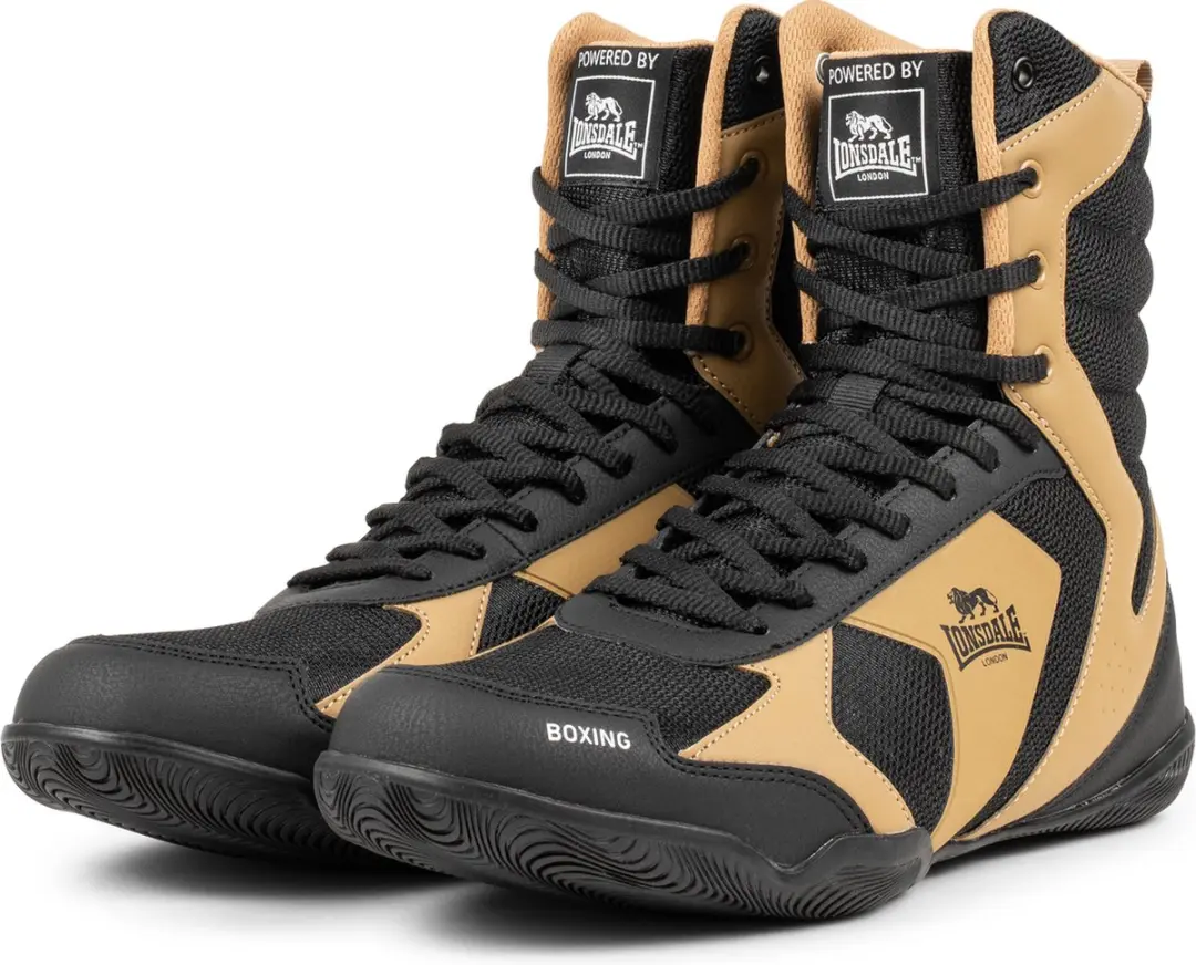 Lonsdale Heskin Boxschuhe (1 Paar) Black/Gold/White-43