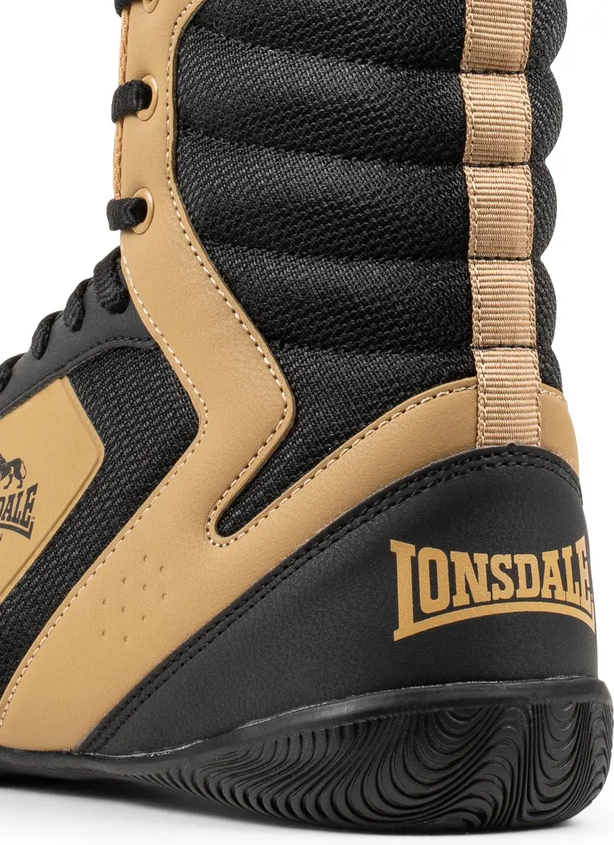 Lonsdale Heskin Boksschoenen - Black/Gold/White - afbeelding 5 van 6