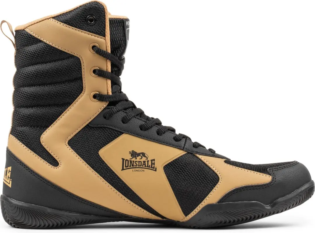 Lonsdale Heskin Boksschoenen - Black/Gold/White - afbeelding 2 van 6