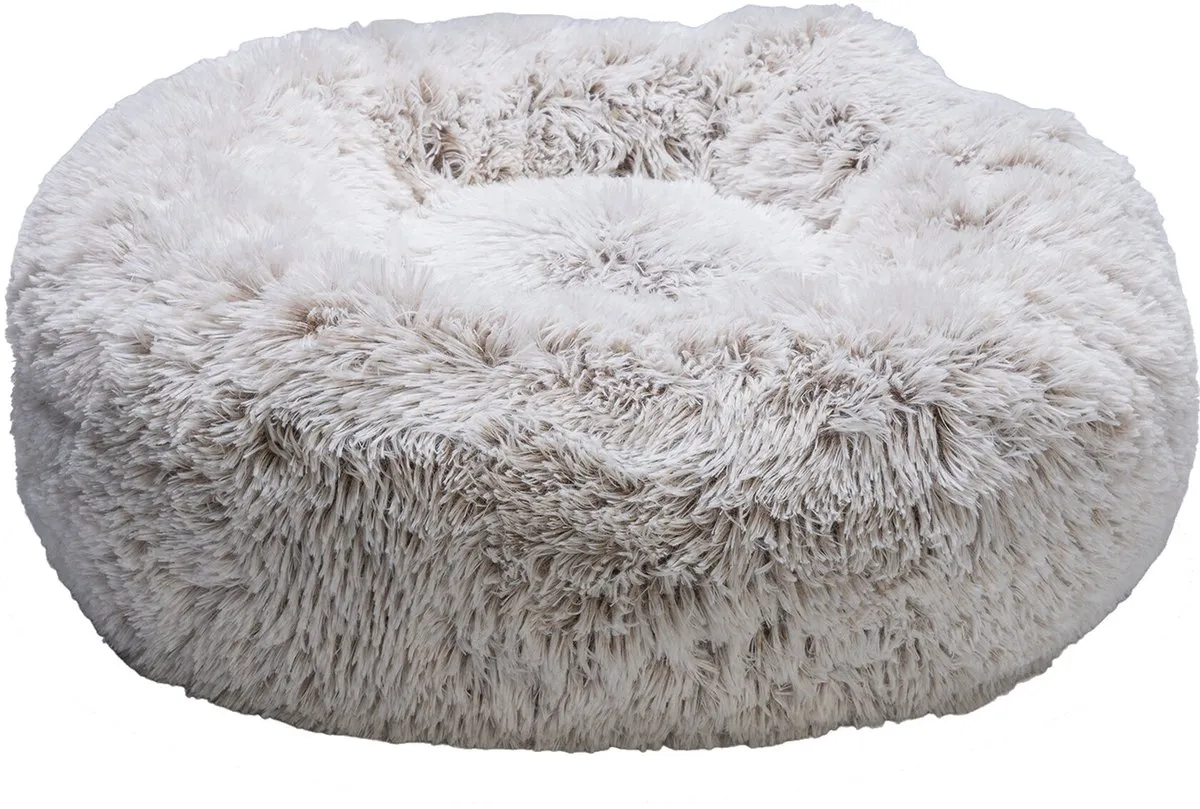 Beeztees Siba - Orthopedische Hondenmand - Pluche - Grijs - 60x60x25 cm