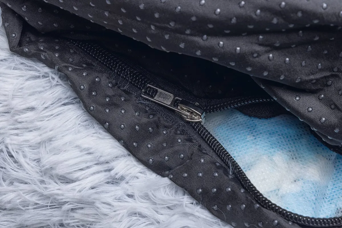 Beeztees Siba - Orthopedische Hondenmand - Pluche - Grijs - 60x60x25 cm