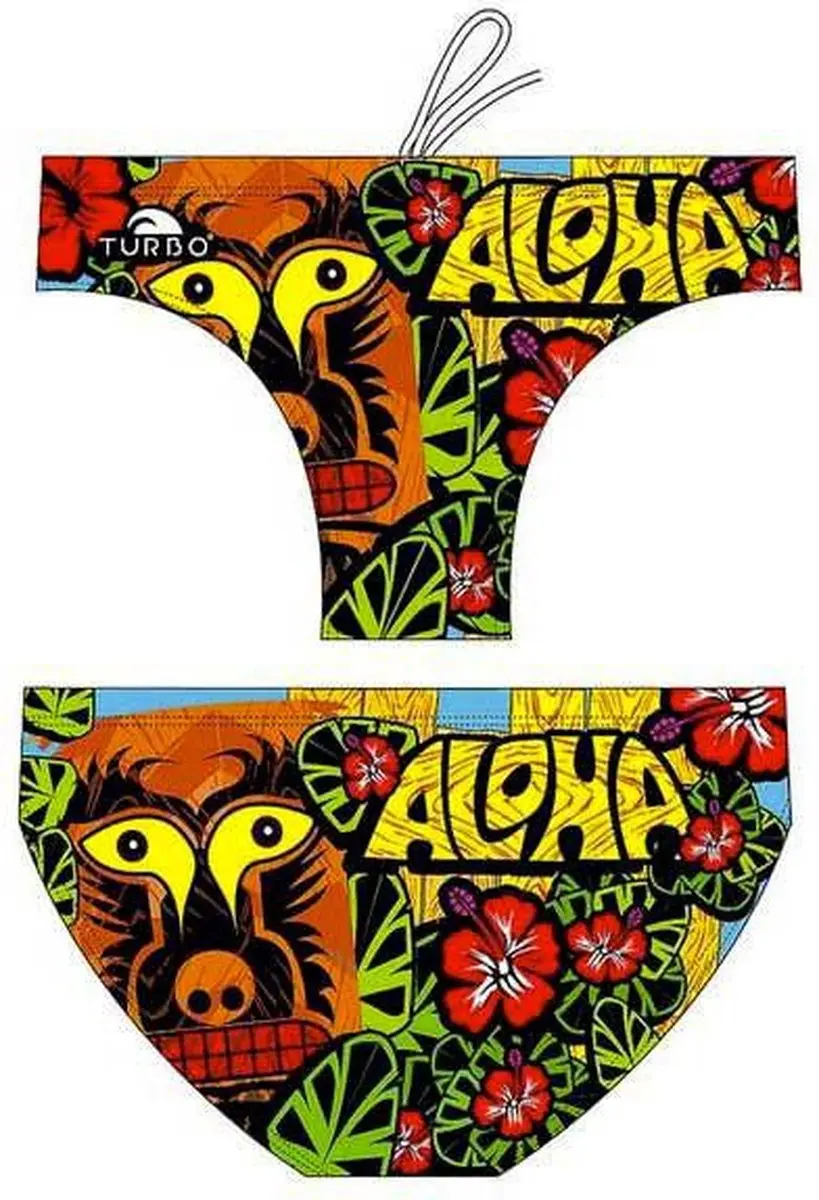 Turbo Aloha Zwemslip Veelkleurig 4XL Man