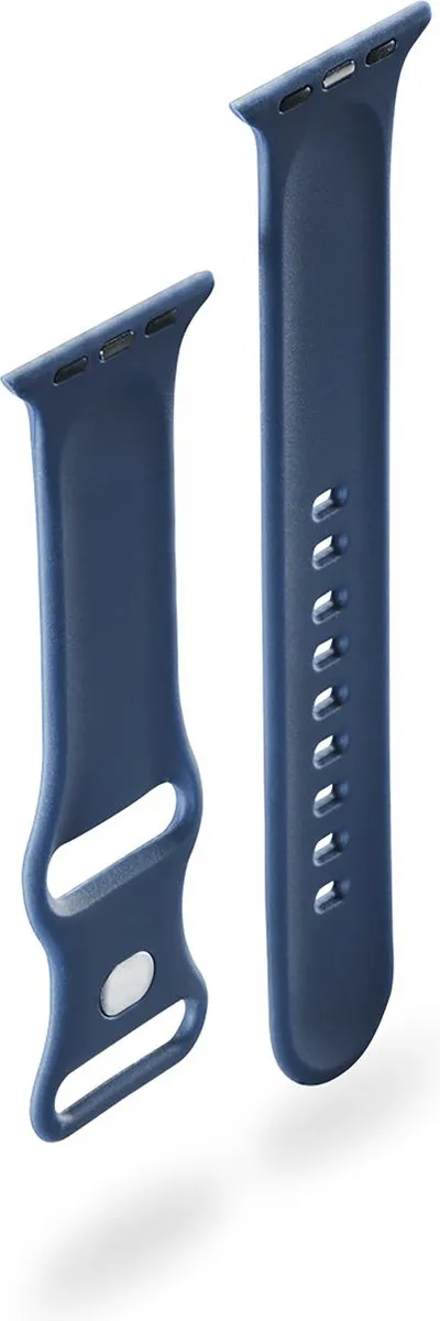 Hama Fantastic Feel Bandje Apple Watch 42/44/45/49mm - Blauw - afbeelding 3 van 6