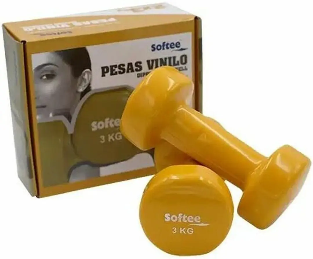 Dumbbells Softee 0024106 Yellow 3 Kg