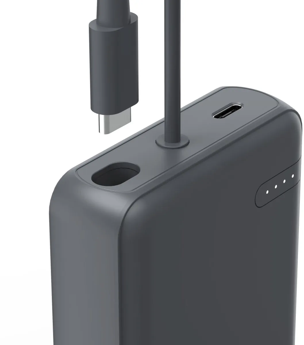 Hama Powerbank 10000mAh 15W - 2x USB-C - Antraciet