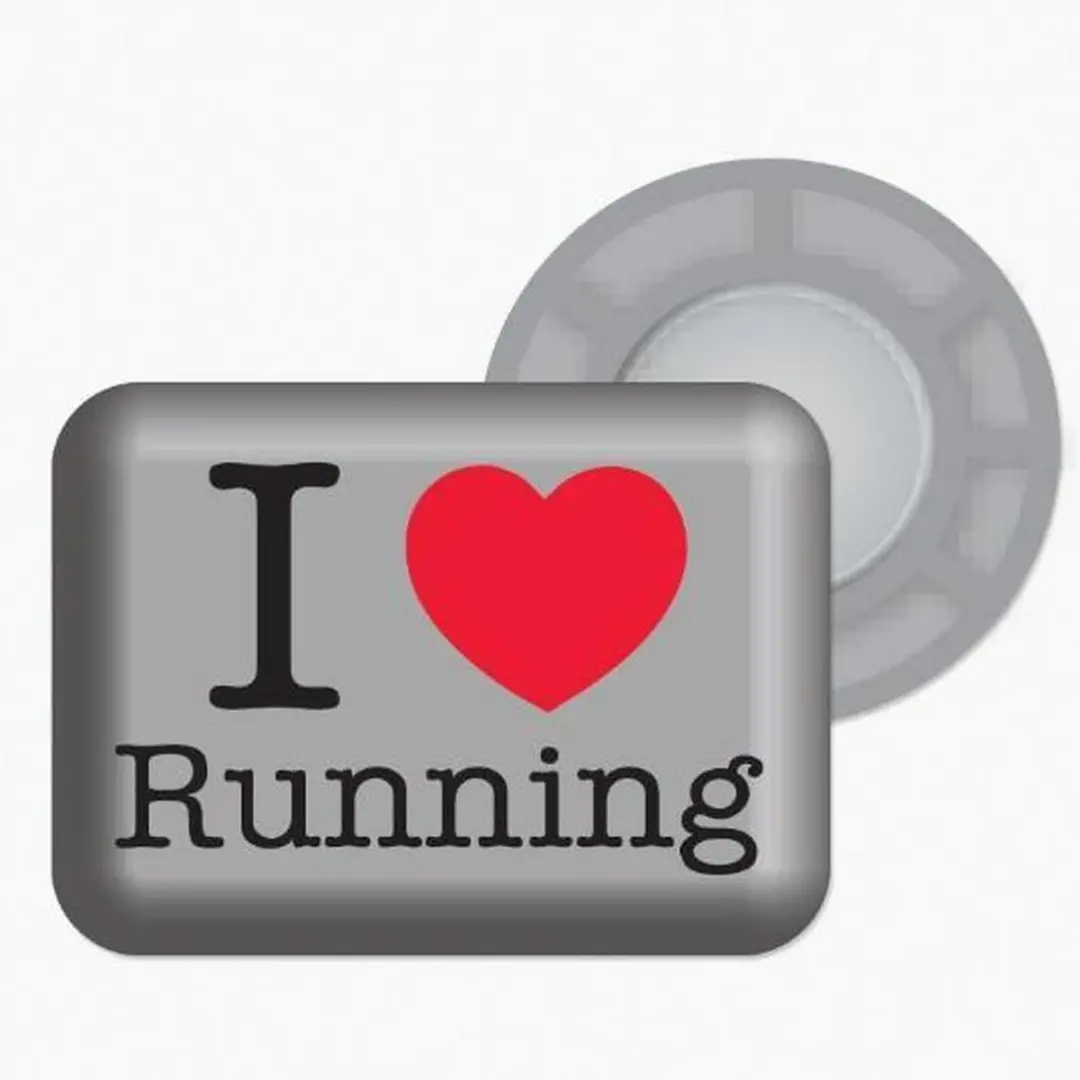 Bibbits I Love Running Hardloopmagneten