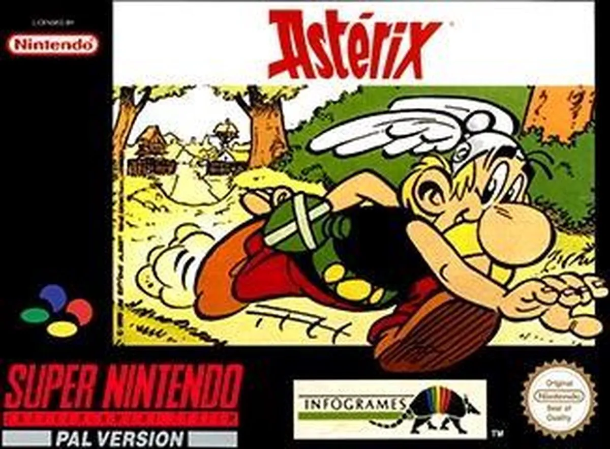 Nintendo Asterix Super Nintendo Game - PAL