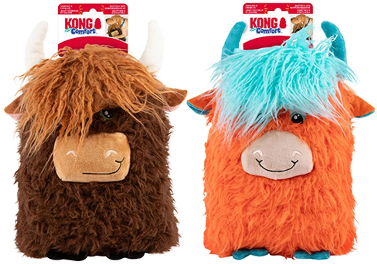 KONG Comfort Jumbo Highland Cow XL