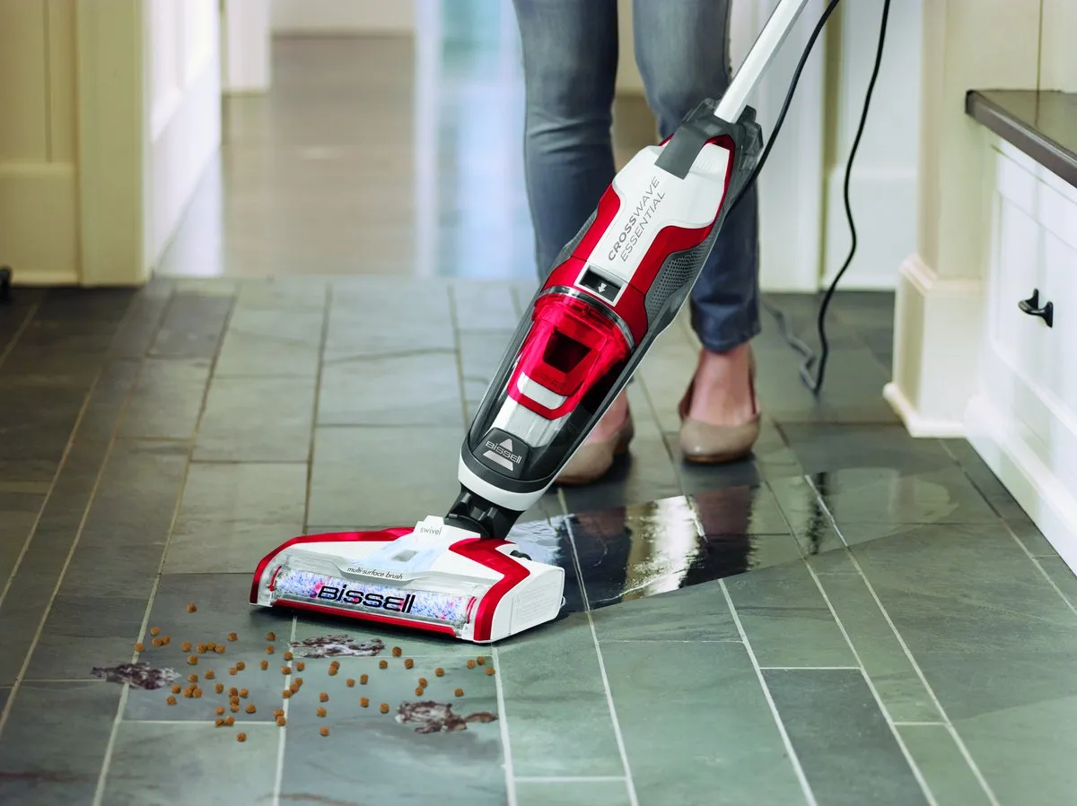 Bissell CrossWave Essential 22034 Stofzuiger - 560W - Rood/Wit