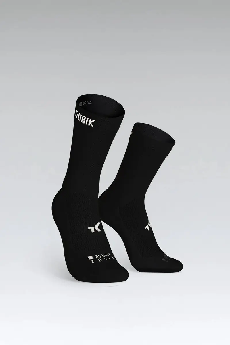 Gobik ICON Fietssokken Unisex - Jasper Black - Maat L (43-46) - afbeelding 6 van 6