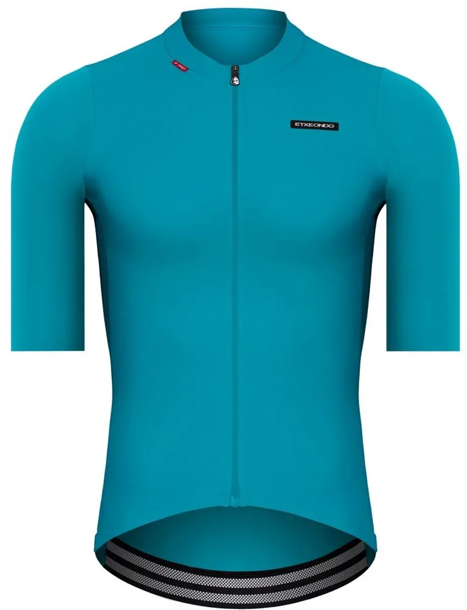 Etxeondo Alde 110lw Korte Mouw Wielertrui Blauw XL Man
