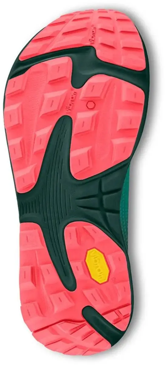 Topo Athletic MT-5 Dames Trailschoenen - Emerald/Pink - afbeelding 4 van 5